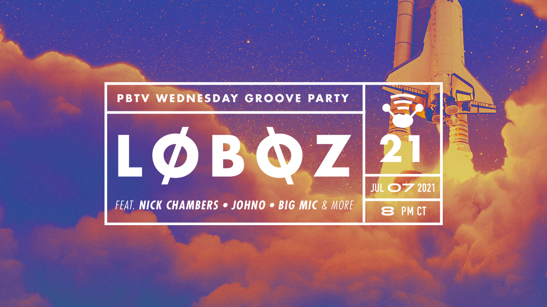 Wednesday Groove Party • Loboz 21 Purple Bee 5249