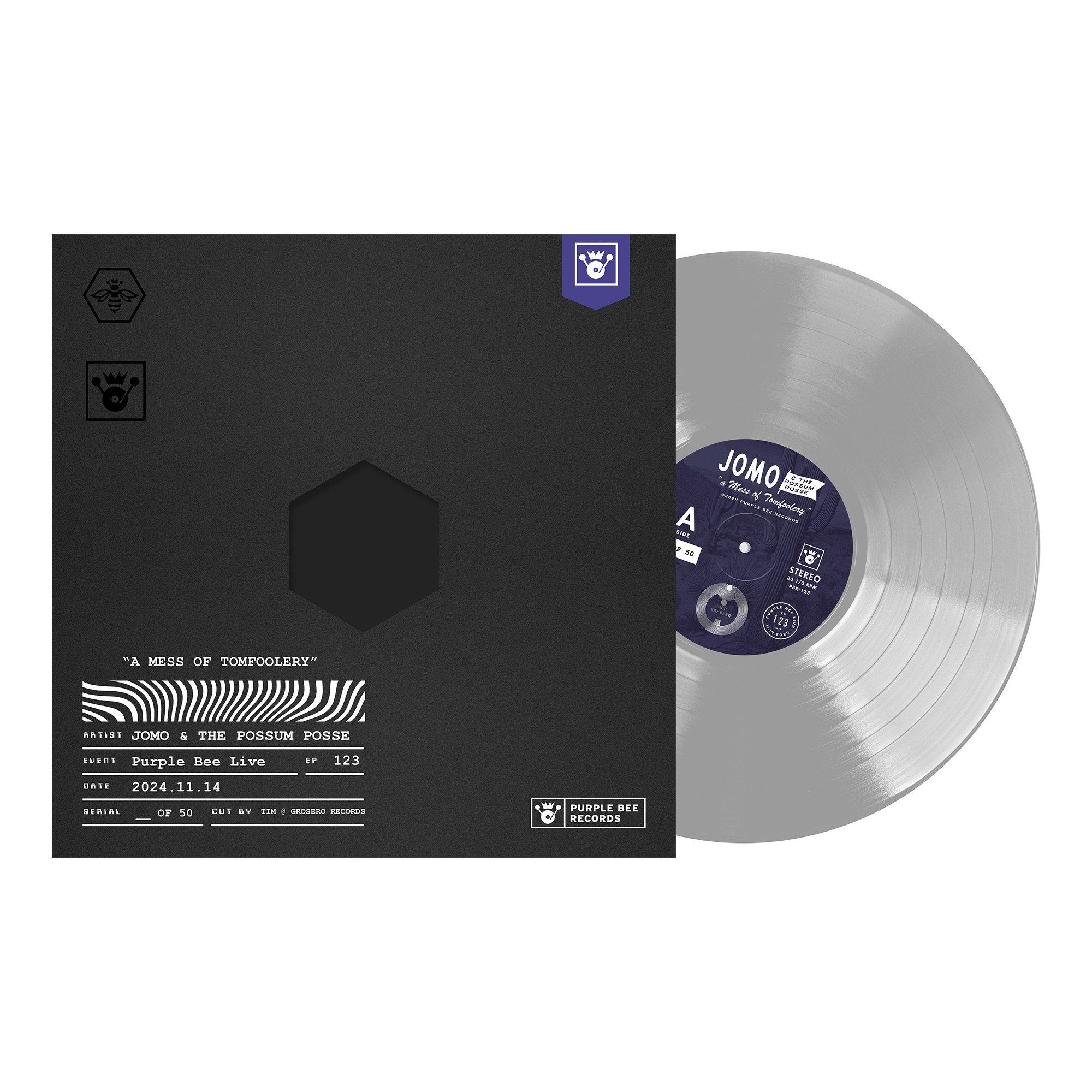 Jomo & the Possum Posse • Live-to-Vinyl Recording • Purple Bee Live 123