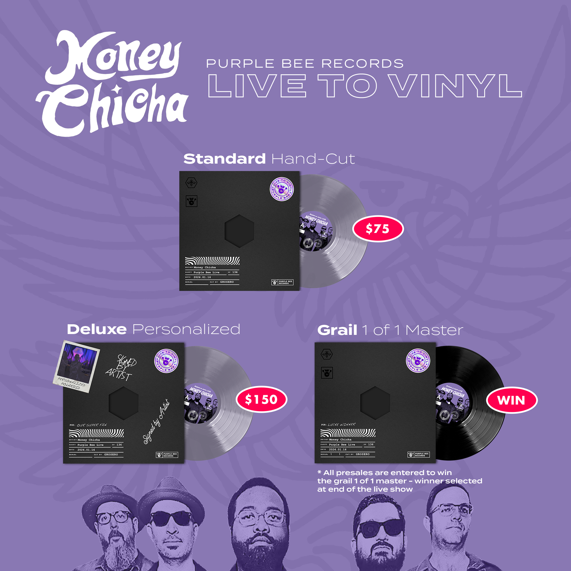 Money Chicha • Live-to-Vinyl Pre-Sale - Image 2