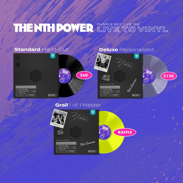 The Nth Power • Live Vinyl Recording • Purple Bee Live 129 - Image 3