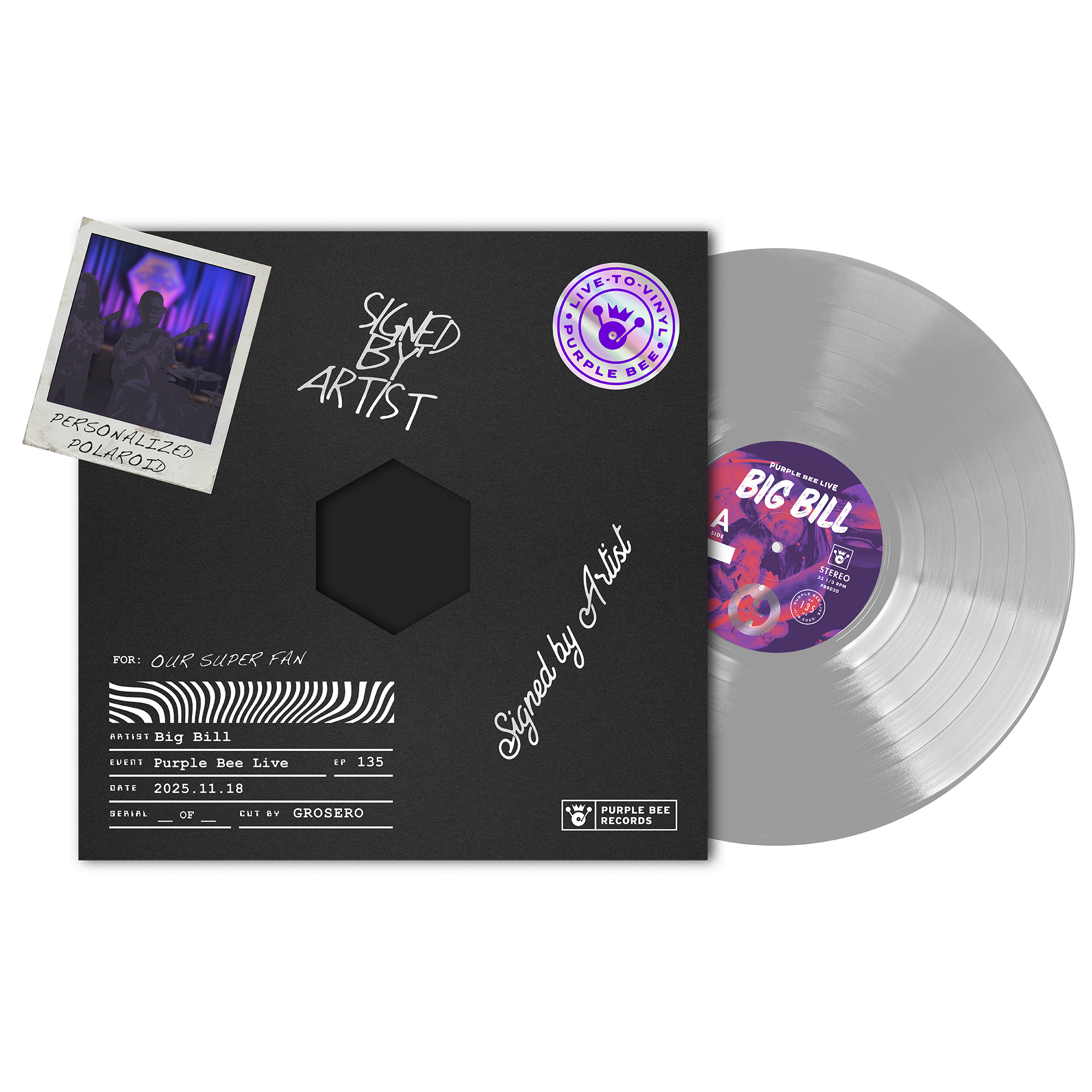 Big Bill • Live-to-Vinyl Pre-Sale - Image 2