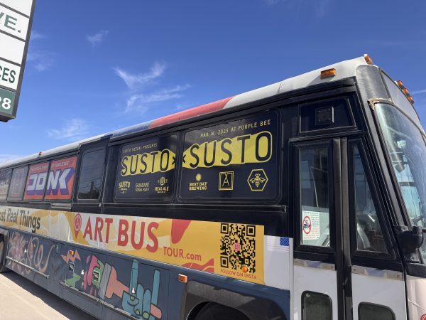 Bus Ticket • SUSTO X SUSTO • Round Trip from ATX • Almost Real Things ART BUS - Image 2