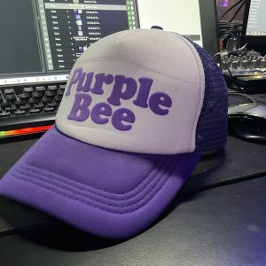 Purple Bee Hat