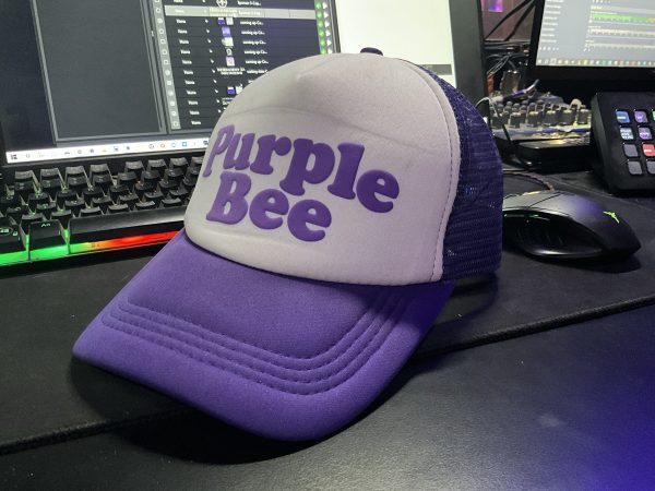Purple Bee Hat