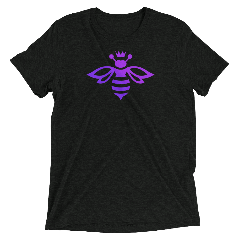 Purple Bee fade t-shirt Purple